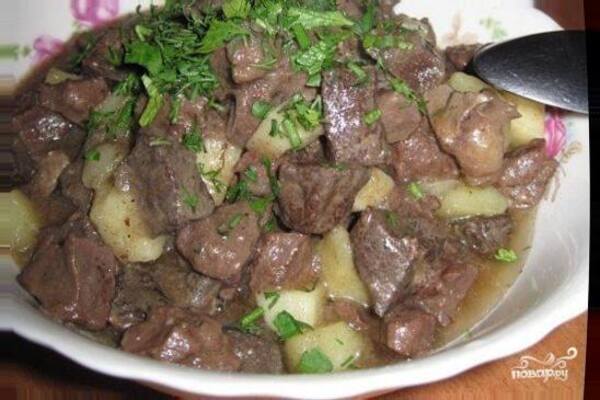 Куырдак с картофелем