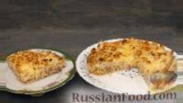 Фарш с беконом и цветной капустой (в духовке)